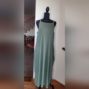 Old Navy Rib Knit Dress Green XXL